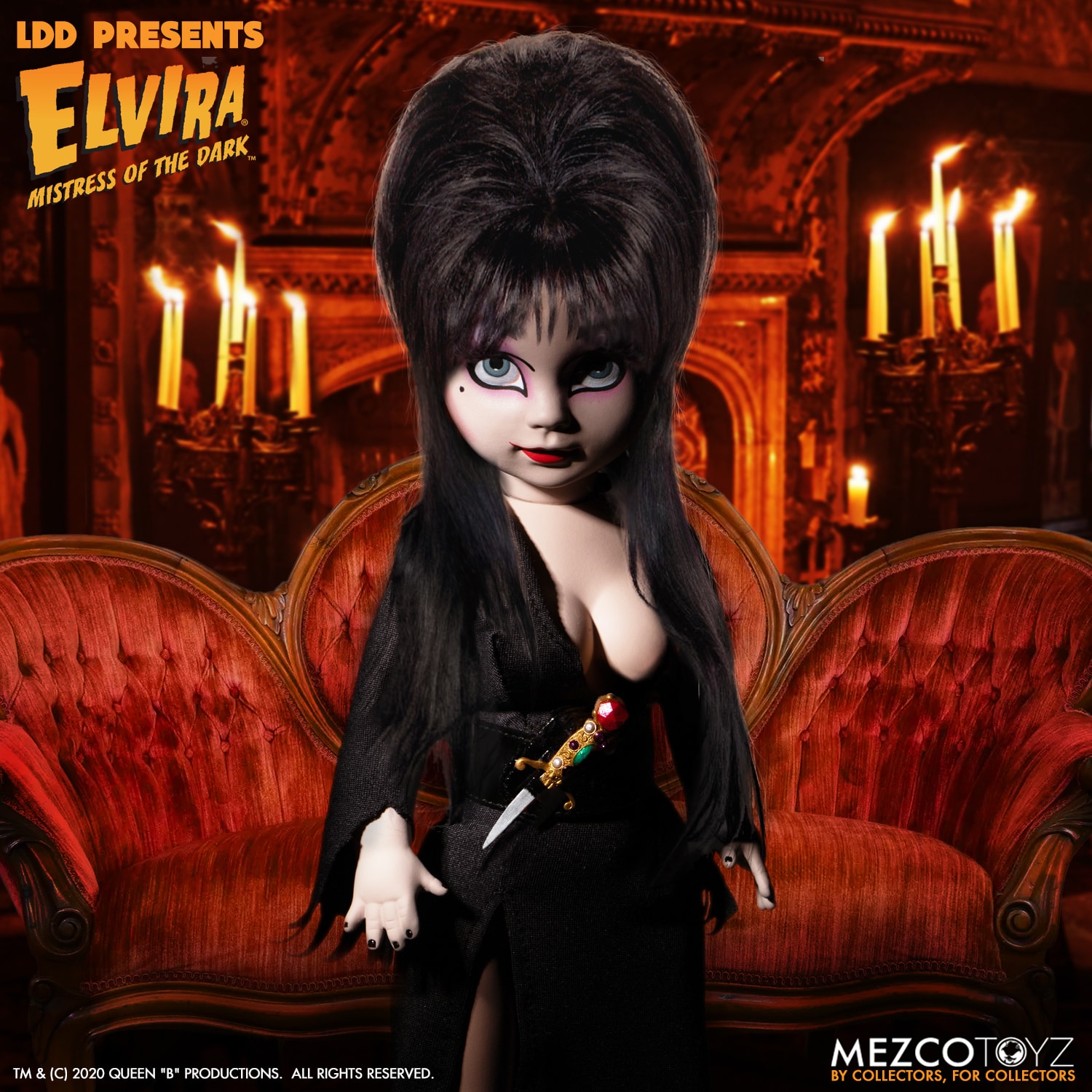 Mezco Living Dead Doll Elvira Doll